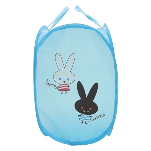 LOLIPPYY Cesto Ropa Sucia Plegable con Diseño de Dibujos Animados Gran Capacidad Malla Transpirable y Asas Cesta Almacenamiento para Ropa y Objetos Domésticos para Dormitorio y Baño