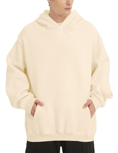 Image of Hatant Oversized Hoodie Sweatshirts for Men Couples Heavyweight Hoodies Pullover Vintage Mens Acid Wash Sweaters Clothes 2026
