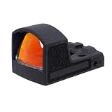 Tactical 3MOA 1X24MM Compact Miniature Reflex Red Dot Sight with Protective Shroud，Compatible with...