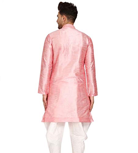 Image of Men's Ethnic Silk Loop Button Kurta