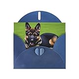 Segna il tuo anniversario di matrimonio o le occasioni speciali con eleganza. Il biglietto di auguri Blue WHJSHOP con stampa di cane pastore tedesco offre ampio spazio interno per il tuo messaggio personale, facendo contare ogni parola in questo elegante biglietto di invito o festa.