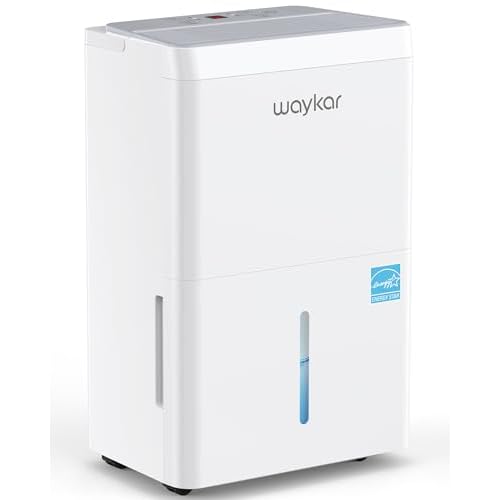 Waykar 5000 Sq. Ft. 80 Pints 2025 Energy Star Dehumidifier for Home 80 Pints 5000 Sq. Ft.