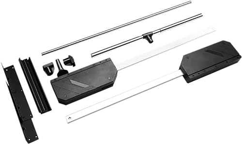 Tringle de penderie réglable rabattable télescopique pour dressing suspendu - 8