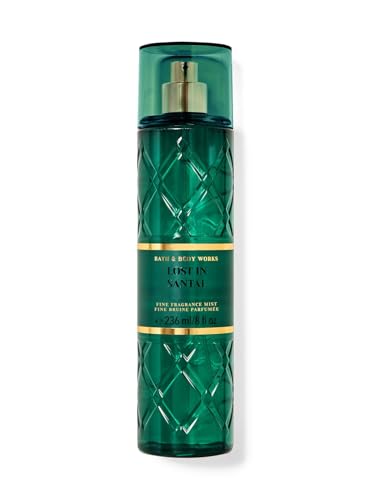 Image of Bath & Body Works Lost In Santal Fine Fragrance Mist |Long Lasting | Light & Refreshing |Layerable Body Spray for Women | Dermatologist tested | Infused with Essential Oils | Woodsy | 236 ml / 8 fl oz