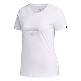 Adidas logo adidas Damen W ADI CLOCK T T-shirt W ADI CLOCK T, Mehrfarbig (White/Purple Tint), S