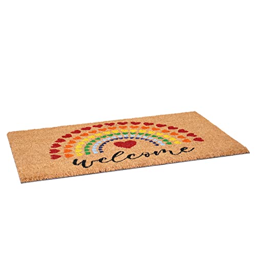 Calloway Mills 107851729 Rainbow Heart Doormat thumb #5