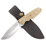 LYNXGEAR Fixed Blade Knife with Sheath, 4.5