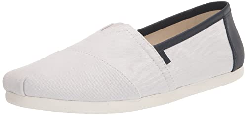 TOMS Mens Alpargata Classic Slip On Casual Shoes - White