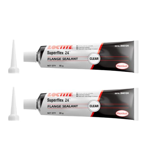Image of Loctite SI 24 Superflex Clear 85g RTV Silicone Adhesive Sealant Neutral Curing Gasketing Industrial Automotive Sealing Non Sagging Oil Resistance