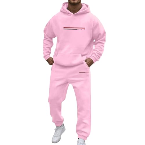 Survêtement homme imprimé floral rose XXL coupe ample quotidien