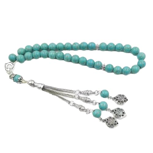 Tasbih et Misbaha en turquoise bleue, le cadeau spirituel et accessoire arabe idéal