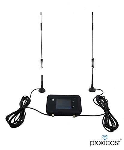 Image of Proxicast 6.5~8 dBi Gain External Magnetic Loaded Coil 4G Antenna AT&T Nighthawk M5 / MR5100, M1 / MR1100, Velocity 2, Verizon Jetpack 8800L & Others MiFi Hotspots w / TS9 Connectors (ANT-124-TS9-2PK)