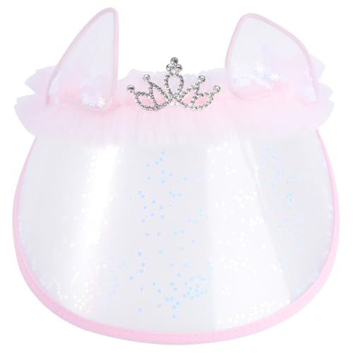 NOLITOY - NOLITOY Sun Protection Cap for Boys and Girls Outdoor Cricket Hat Peak Lightweight Summer Leisure Hat Pink