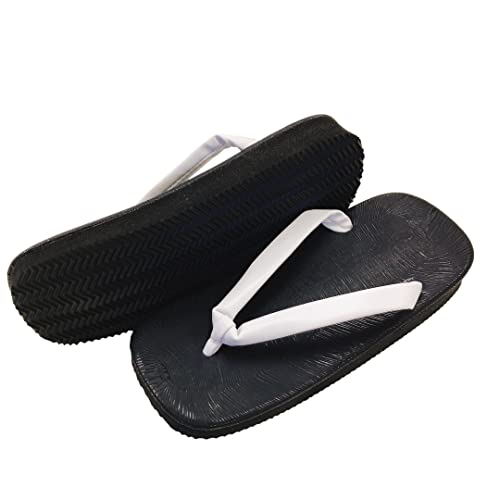 Edoten Black Setta Japanese Tatami Zouri Sandals3