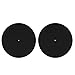 Record Protective Mat, 2 Pcs 12 Cali Vinyl Record Players Gramofon Płyta Główna Ochronna Antypoślizgowa Mata Akcesoria do Wymiany, do Gramofonu