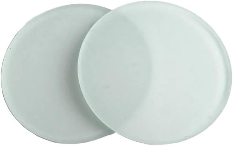 Miniatura 4 de Kit de accesorios para microscopio de 3.740 in transparente esmerilado para microscopio estéreo Placa redonda de escenario de trabajo para