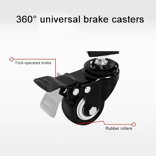 Soporte móvil para TV 32–75 pulgadas con ruedas ajustable miniatura 5