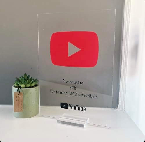 Play button award for YouTube subscribers