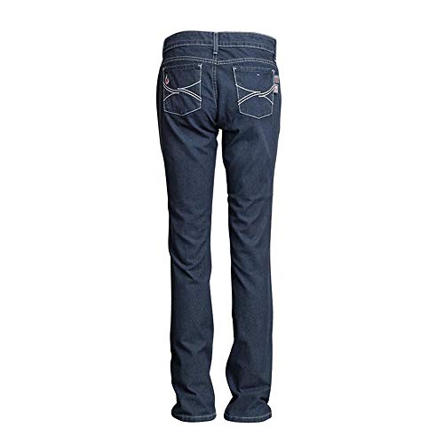 Lapco FR L-PFRD10M 24ST Ladies FR Modern Fit Jeans, 100% Cotton, 24ST, Washed Denim4