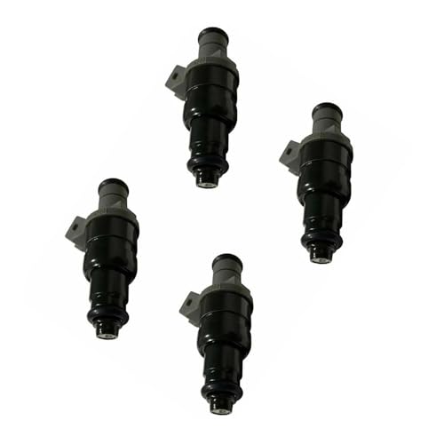 OVBNMO Lot de 4 injecteurs de carburant 0000787423, compatibles avec Mercedes-Benz Classe C C180 C200 1.8 W124 S202 W202 M111 M161, lot de 4