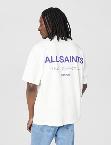 Image of AllSaints Men's Underground Oversized Short Sleeve Crew Neck Shirt