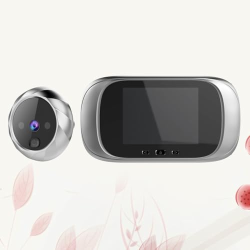 Mirilla digital con cámara de seguridad PRETYZOOM gran angular y almacenamiento cíclico 8