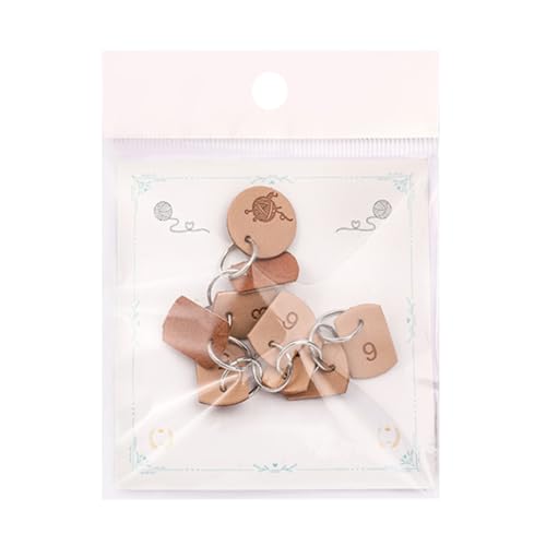 Catena contatore riga lavorata a maglia, contatori riga per maglieria | Indicatore di cucitura delle perline del numero di conteggio delle righe,Contatore per filati a maglia, pratici ausili per