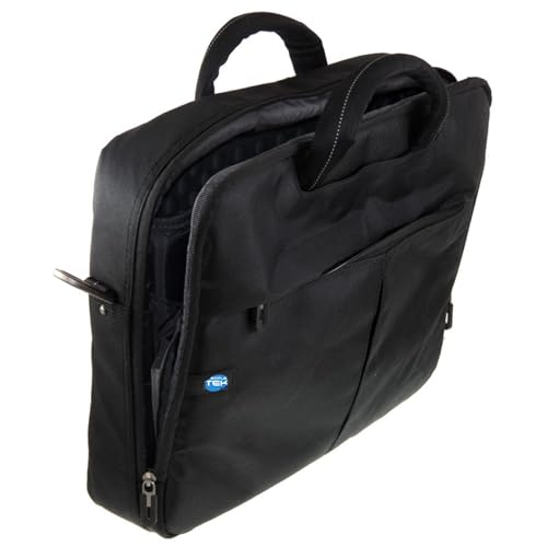 SIMPLETEK - Nylonowa torba do przechowywania CX535 - do urządzeń 10"-15" | Kompatybilna z notebookami, komputerami i tabletami | czarna (odnowiona), czarne, Taglia unica