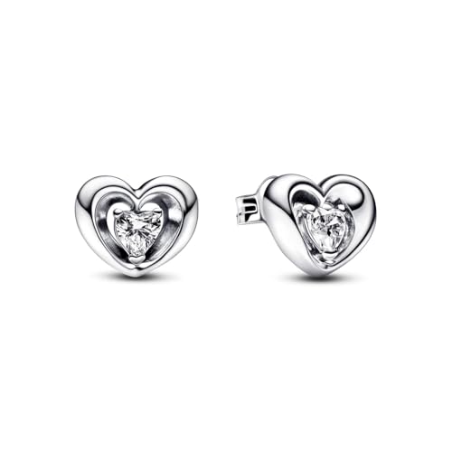Pendientes de botón Pandora 292500C01 Corazón