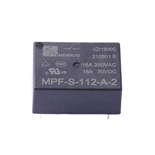 Relé 9VDC MPF-109-A-2 con 16A de alta capacidad y 4 pines de conexión 3