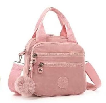 Mochila bolsa Impermeável Feminina Escolar Fashion,bolsa transversal feminina (ROSA)