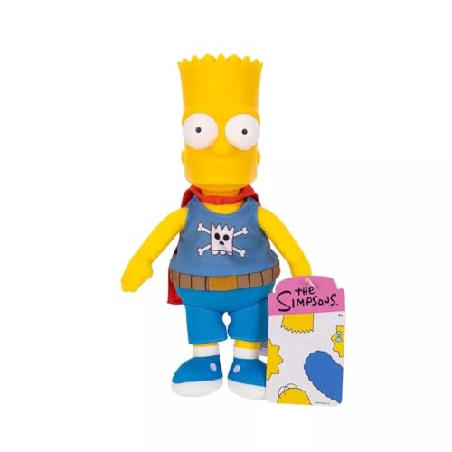 The Simpsons Daredevil Bart Plush Features Soft Fabric Body with Sculpted Head Officially Licensed