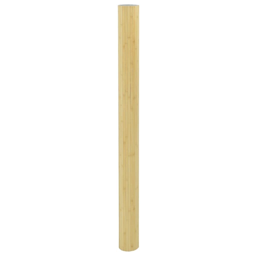 Biombo De Bambú con Material Natural, Divisor De Espacios, Separadores Ambientes, Biombo Separador, Adecuado para Salón Y Dormitorio, Madera Natural Clara, 165 x 800 cm
