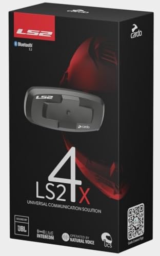 Casque modulable LS2 Advant noir mat UCS intercom moto double homologation