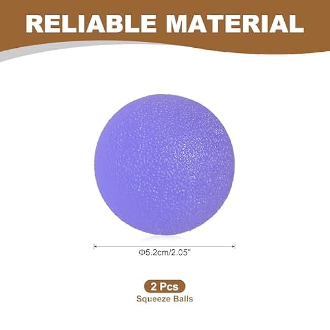 PATIKIL Hand Exercise Balls, Squeeze Ball Stress Ball for Adults Grip Strengthening Occupational Equipment