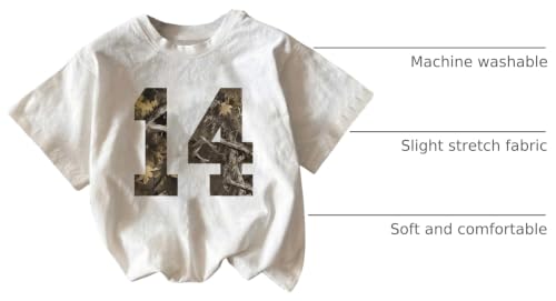 Image of SOLY HUX Girl's Number Graphic Tees Short Sleeve Crew Neck T Shirt Y2k Summer Tops
