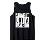 havering college moodle Diseño Straight Outta Havering Impresión gráfica de la ciudad de casa en estilo gangsta.