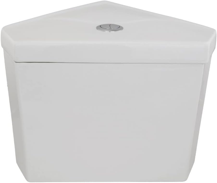 RENOVATORS Supply Manufacturing Sheffield 1.6 GPF Dual Flush Porcelain Toilet Tank with Gravity Fed Technology in White 22424