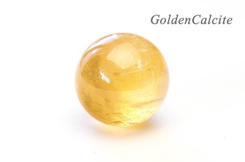 Amazon.co.jp: 【黄金玉】ゴールデンカルサイト 3A 丸玉 31mm