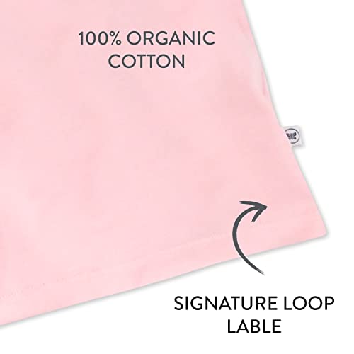 Honestbaby Unisex Baby Organic Cotton Short Sleeve T-Shirt Multi-Packs Infant And Toddler T Shirts, 10-Pack Rainbow Girl, 18 Months Us #TOP3