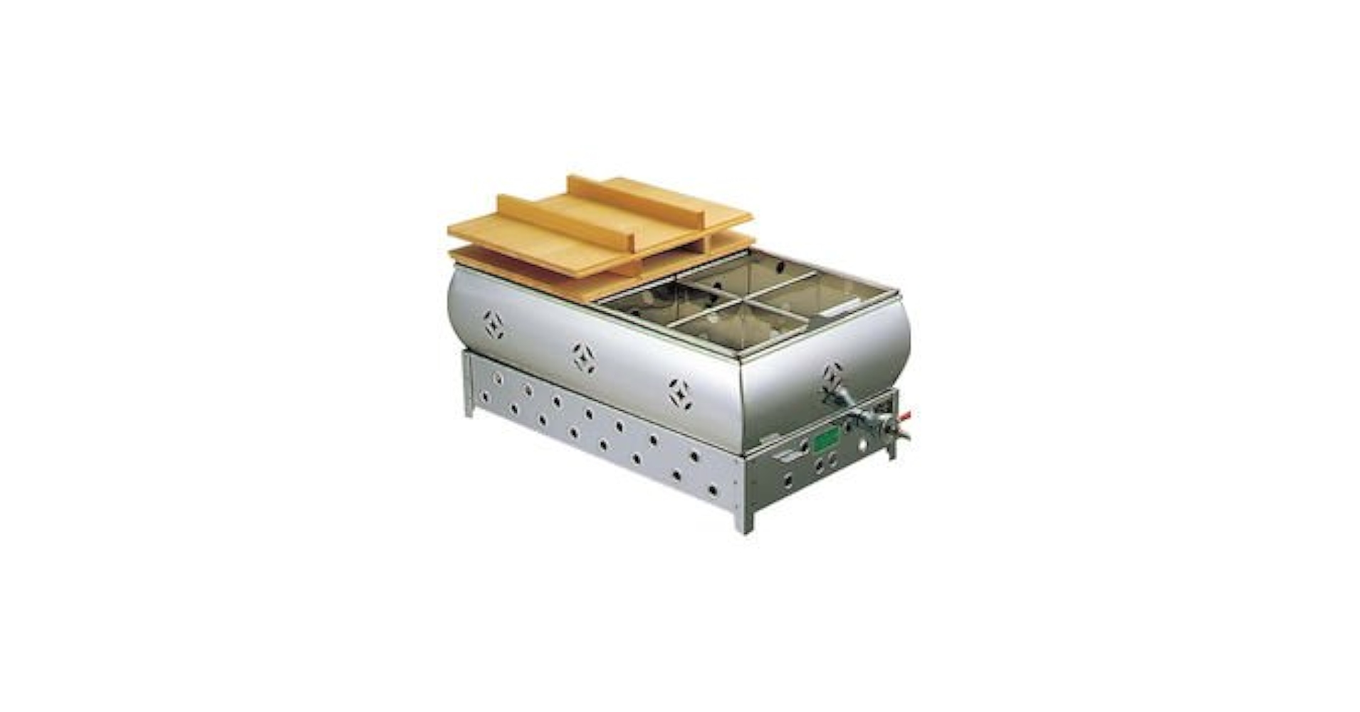 EBM 18-8 関東煮 おでん鍋 尺4(42cm)LP　0885710 Amazon｜EBM 18-8 電磁丸型 おでん鍋(4ツ仕切)｜おでん鍋