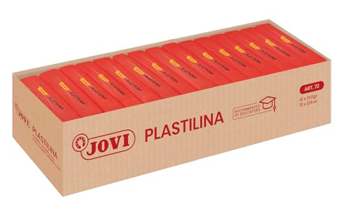 Jovi – Box of Clay, 15 Tablets 350 gr, Red (7205)