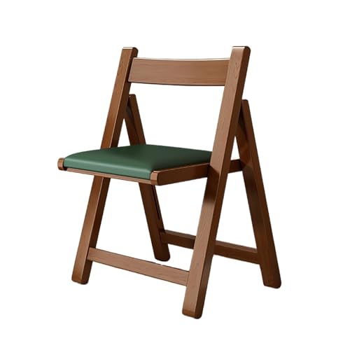 Sillas Plegables Comedor, Sillas Plegables Madera, No Requieren Montaje, Adecuadas para Fiestas, Bodas, Picnics y Cocinas(Green)