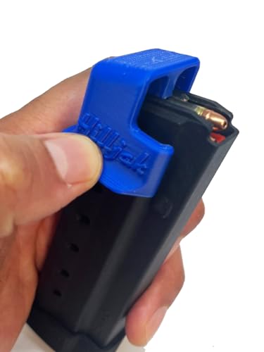 Hilljak Ergonomic Magazine Loader, Speed Loader for S&W M&P 22 Magnum, Quickie Loader (Blue)