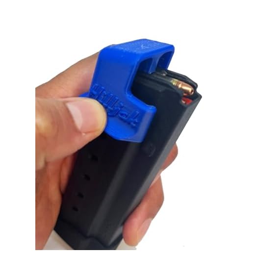 Hilljak Ergonomic Magazine Loader, Speed Loader for S&W M&P 22 Magnum, Quickie Loader (Blue)