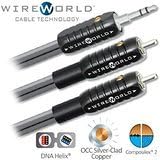 WIREWORLD Nano-Silver Eclipse Mini Jack to 2 RCA Audio Cable - 7.0M