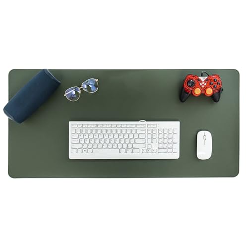 Sous-main en cuir synthétique militaire 60x40 cm étanche pour bureau