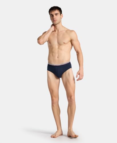 Image of Jockey US49 Men Super Combed Cotton Solid Brief with Ultrasoft Waistband