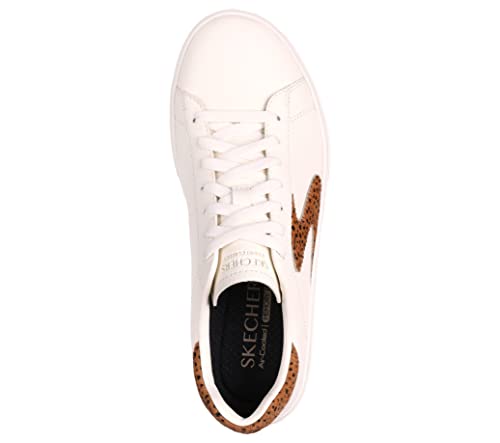 Skechers Skechers Women's Court Classics Eden LX - Feeling Fierce, Natural/Brown Suede, 11 M