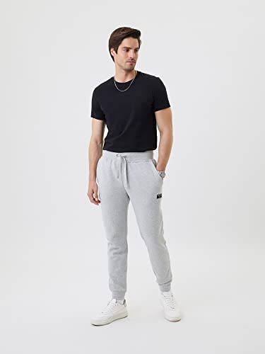 Björn Borg Centre Tapered Pants, Gray Sweatpants Men2